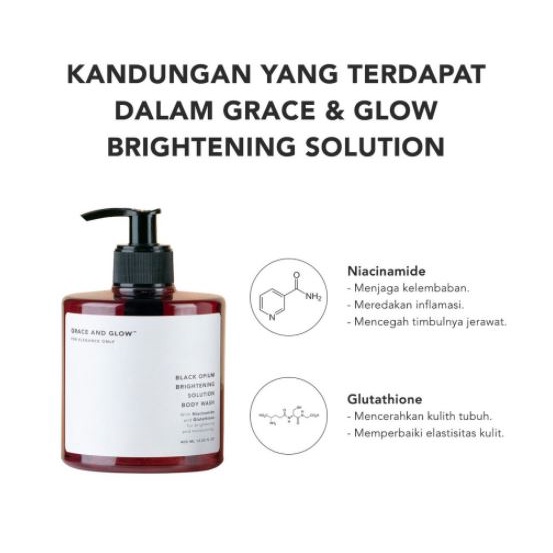 GRACE AND GLOW Body Wash | Sabun Mandi | Brightening | Acne Black Opium English Pear Rouge 540