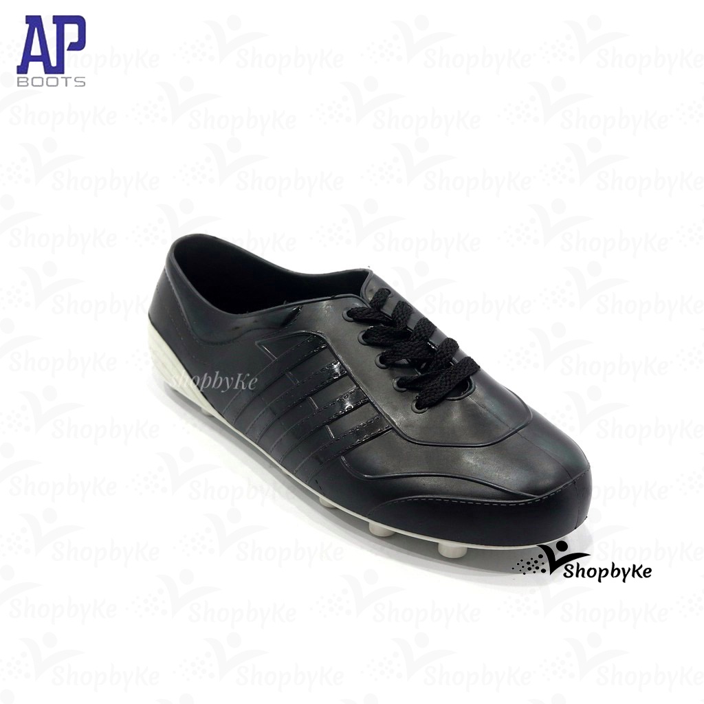 Sepatu Karet merk AP Boots Multi Fungsi- AP PUL BOLA 969 HITAM/PUTIH Size 39-42 -  AP PUL BOLA 969 BLACK/WHITE -AP Boot SEPATU PETANI &amp; BERKEBUN