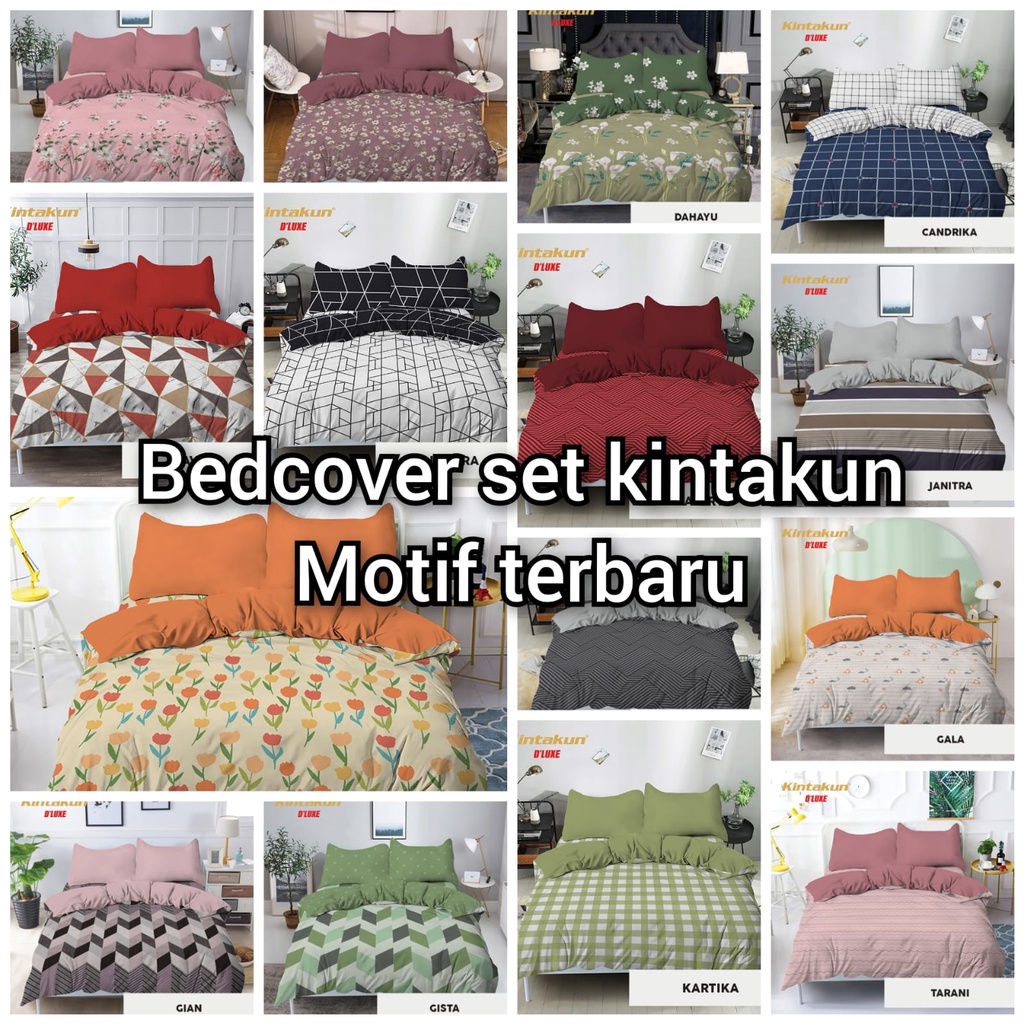 BEDCOVER KINTAKUN MURAH PART 2 - 180X200/ 160X200