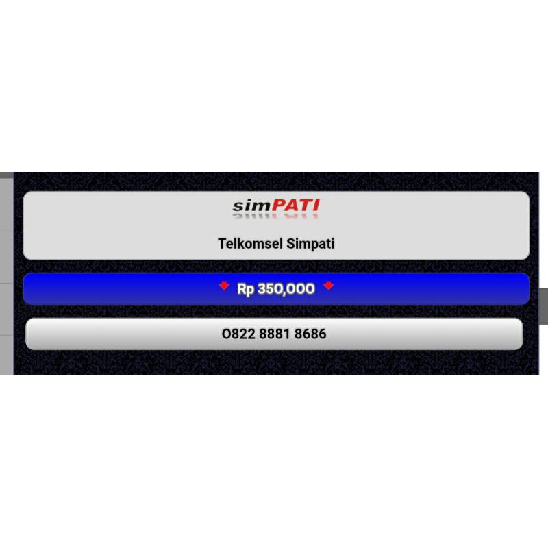 NOMOR CANTIK SIMPATI 0822 8881 8686