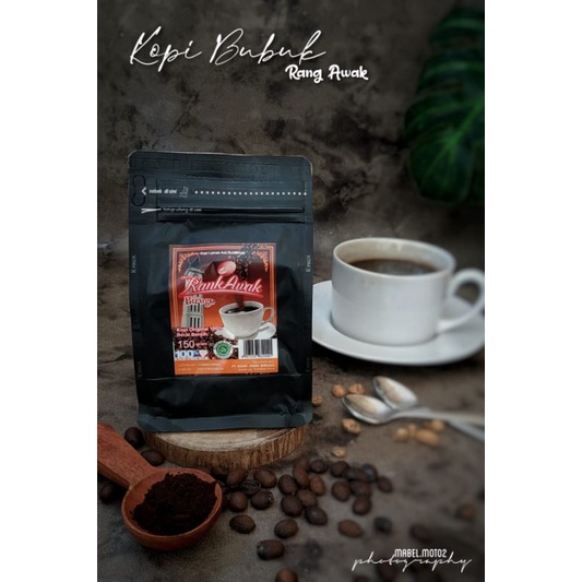 

Kopi Rang Awak, Kopi Hitam Bubuk khas Ranah Minang, Kopi Bubuk Oleh-oleh khas Sumatera Barat