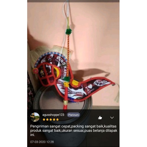 jaranan kepang spon anak jaranan anak anak spon jaranan spon anak SD ukuran 55 cm