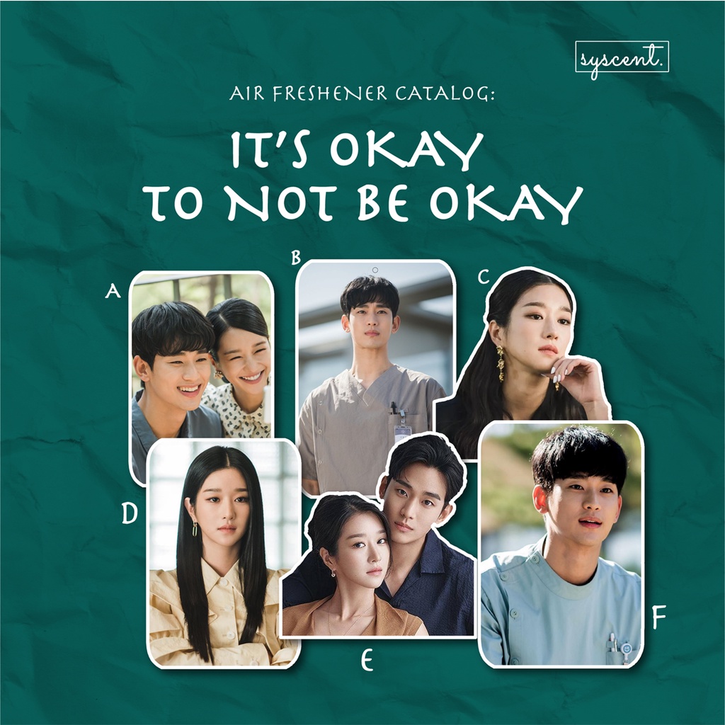 SYSCENT AIR FRESEHENER It's Okay to Not Be Okay / Kimsoohyun / Seoyeji (PARFUM MOBIL/RUANGAN)