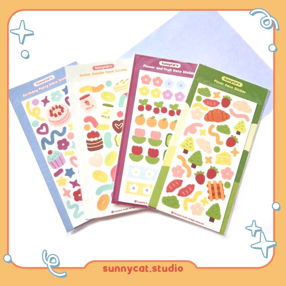 

Sticker SunnyCat Dekorasi Jurnal Lucu