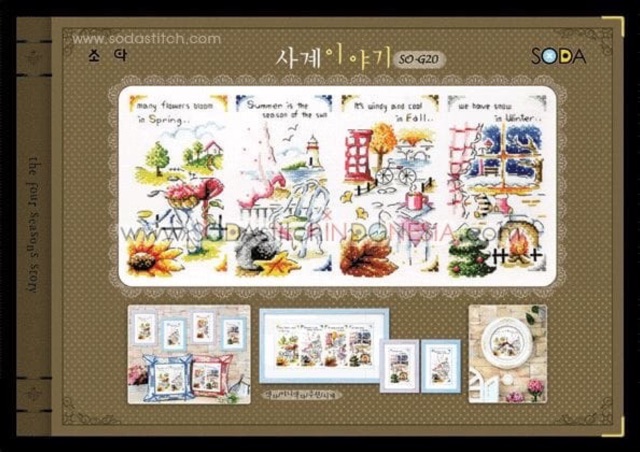 PAKET soda stitch cross stitch sulam silang