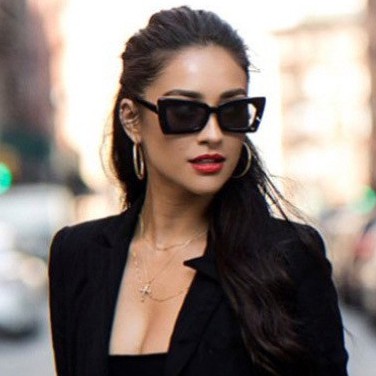 Sunglasses/Kacamata Hitam Wanita/Pria Korean Fashion Kacamata Segiempat Terbaru unisex