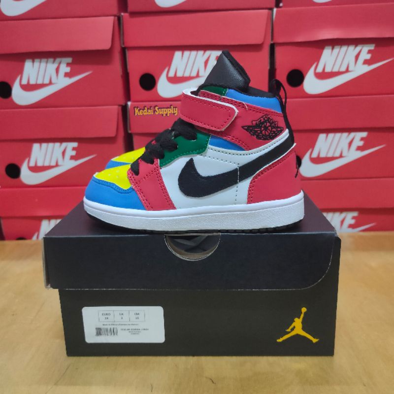 [Kedai Supply] Sepatu Anak Nike Air Jordan 1 Hi x Fearless Campaign For Kids BNIB