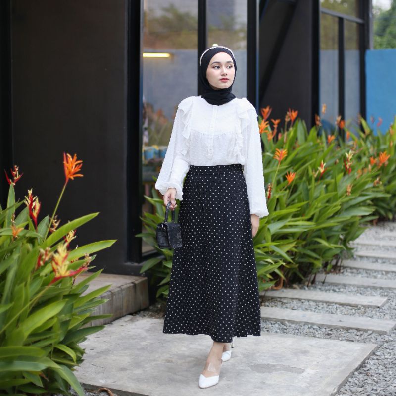 Polka Skirt / Rok Polkadot