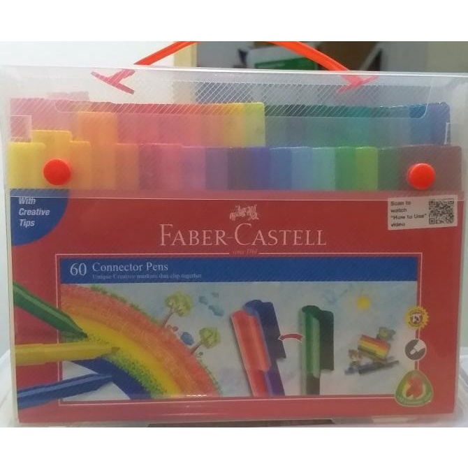 

Faber Castell 60 Connector Pens 155071 / Spidol Warna