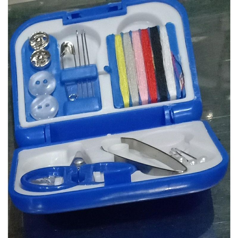 Sewing Kit Set Kotak Jahit Traveling Persegi