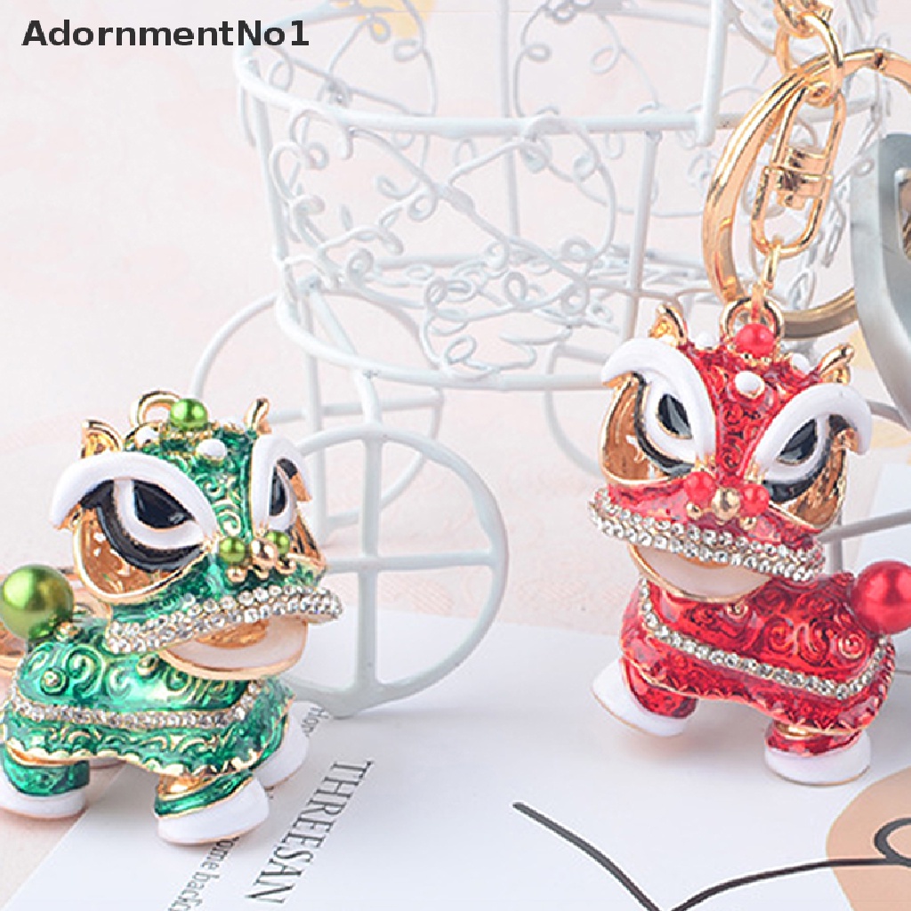 (AdornmentNo1) Gantungan Kunci Mobil Bentuk Singa Tradisional Cina