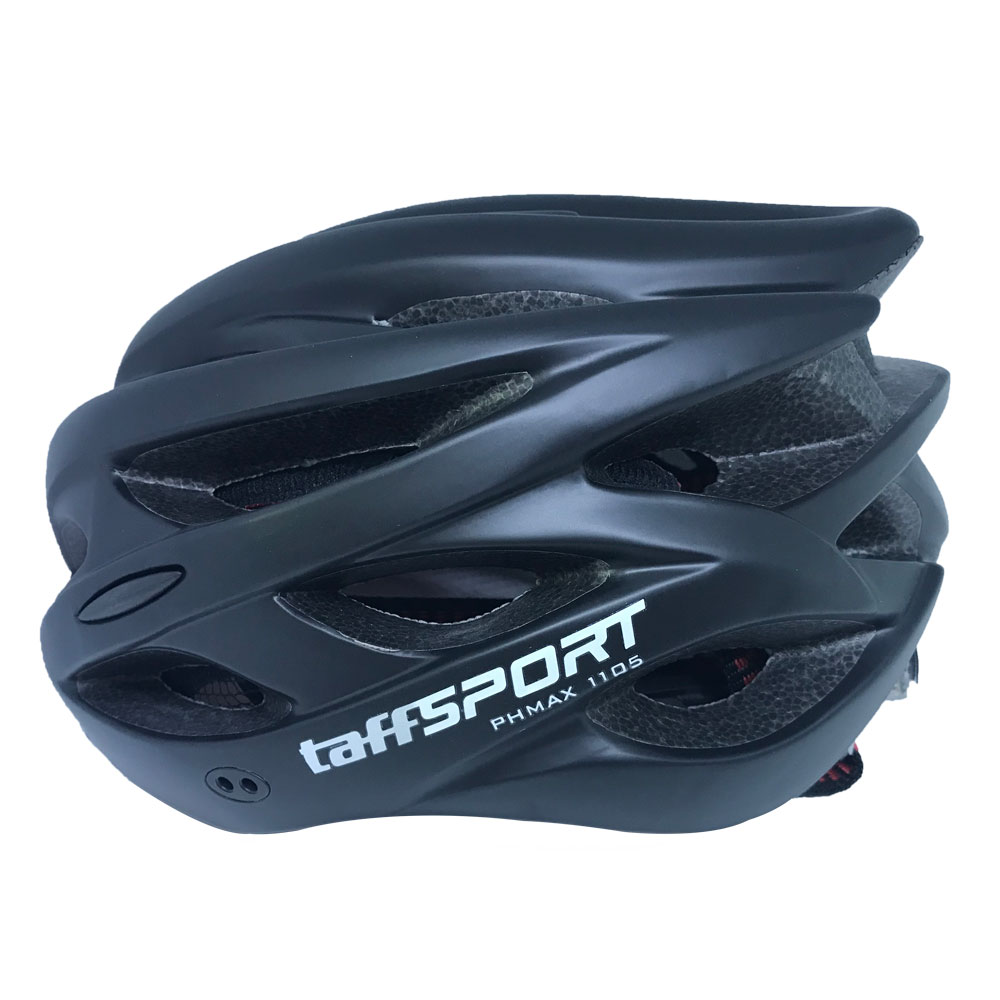 TaffSPORT Helm Sepeda EPS PVC Shell dengan Lampu Backlight -1105HTM