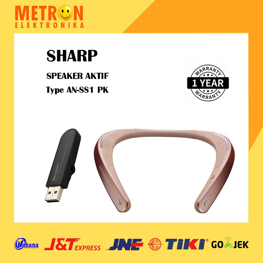 SHARP AN-SS1 PK / ROSE GOLD / SPEAKER AKTIF / ANSS1PK