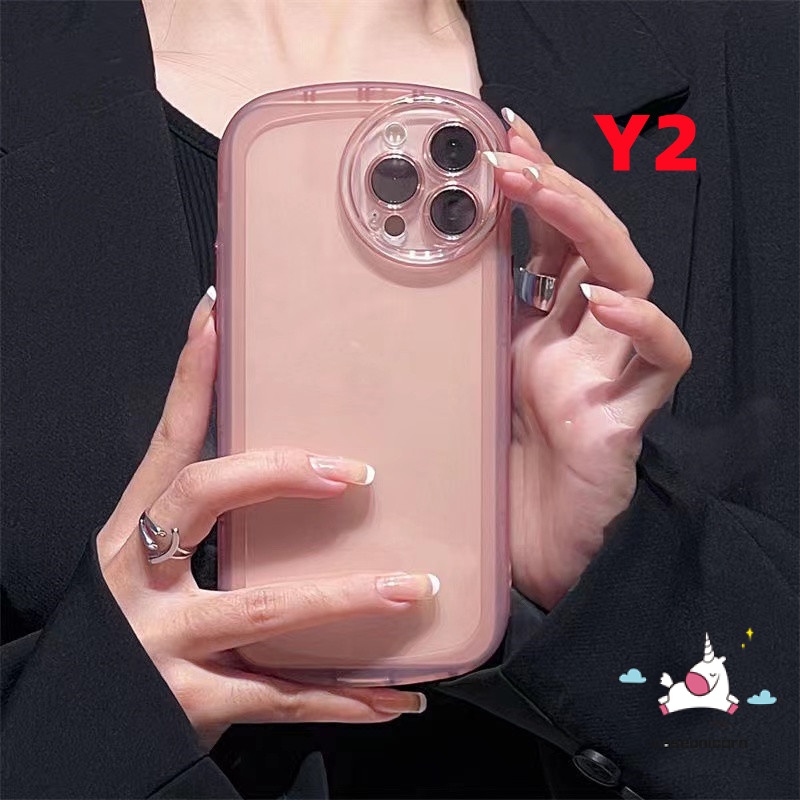Soft Case TPU Transparan Warna Macaron Untuk IPhone 11 12 13 Pro Max XS Max SE 2020