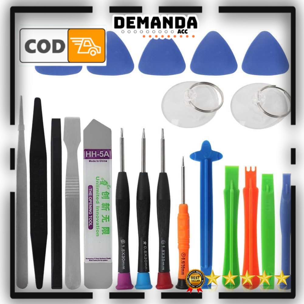 Peralatan Servis Hp 21 in 1 Reparasi Smartphone Repair Tools Set