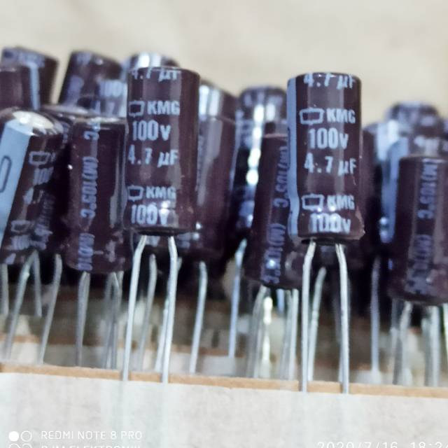 Elco ukuran 4.7uf 100v elko 4.7uf 100v