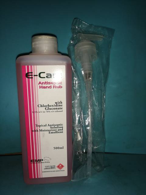 E-Care antiseptic hand Rub 500 ml