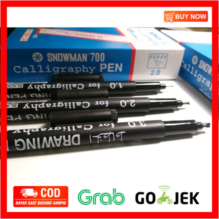 

(BISA COD) SPIDOL KALIGRAFI ARAB SNOWMAN - 1 SET (3 SPIDOL 3.0, 2.0, dan 1.0)