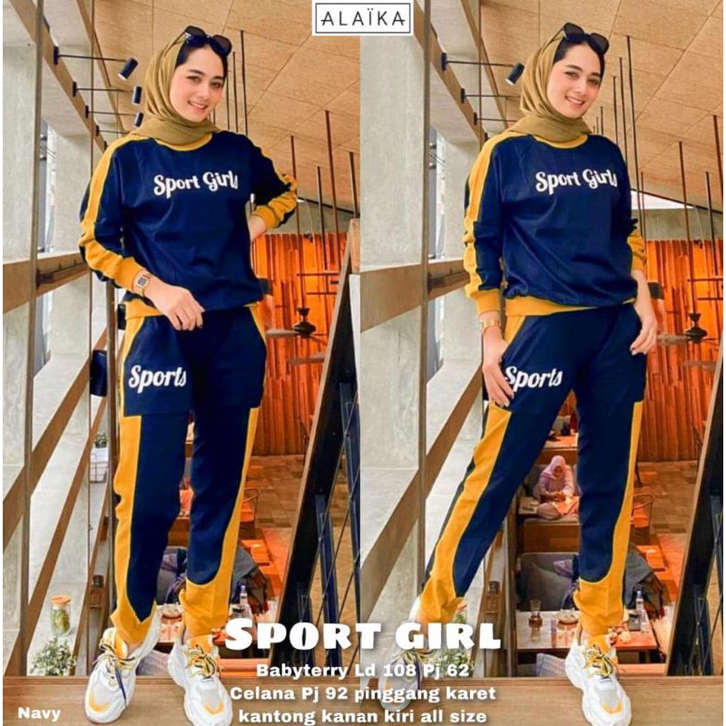 TERMURAH SPORT SET/PAKAIAN OLAHRAGA WANITA MURAH/SPORT GIRL/OLAHRAGA HIJAB/SET WANITA MURAH