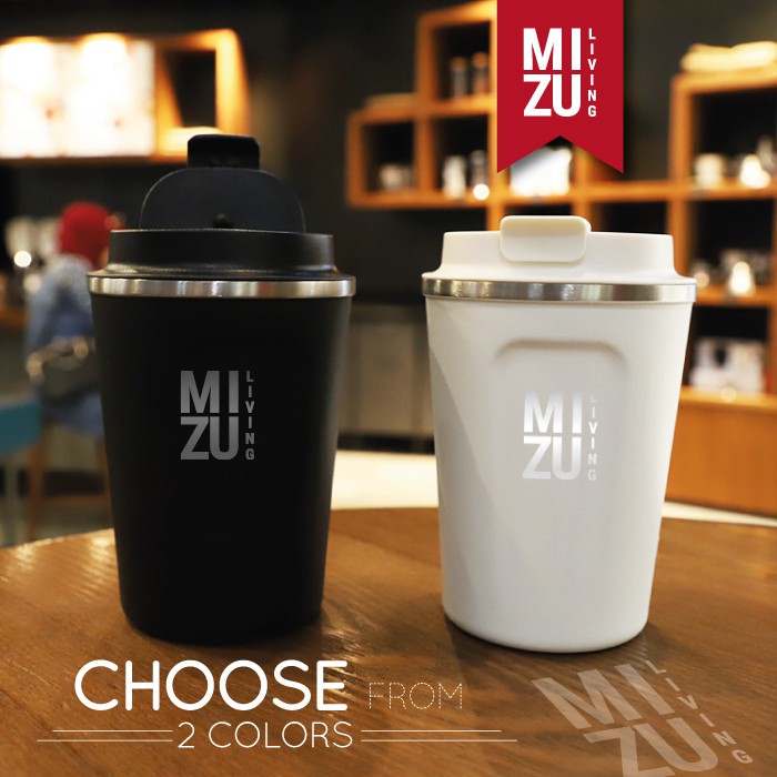MIZU LIVING 380ml Coffee Tumbler Vacuum Thermos Hot & Cold Stainless Steel Cup Mug-2