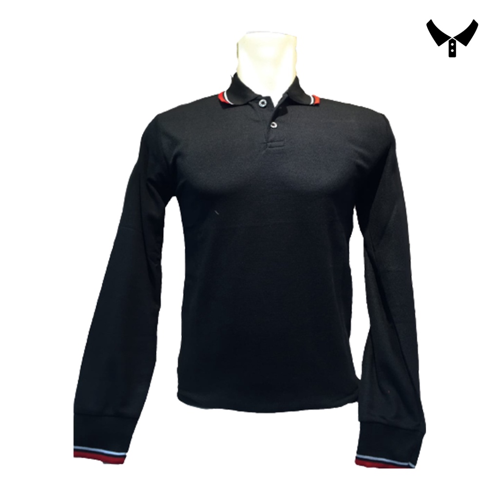 KAOS KERAH / KAOS POLO / KAOS LENGAN PANJANG / LENGAN PANJANG PRIA / POLO LIST PANJANG / KAOS POLO P