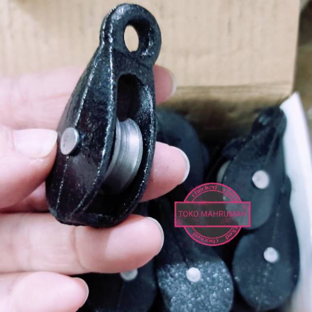 Kerekan Sangkar Burung Katrol Mini Carlton Puiley - 1 1/4&quot;