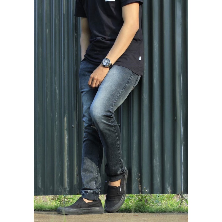 Celana Jeans Pria Soft Jeans Washing Original New Protector / Celana Panjang Pria casual Slimfit Terbaru