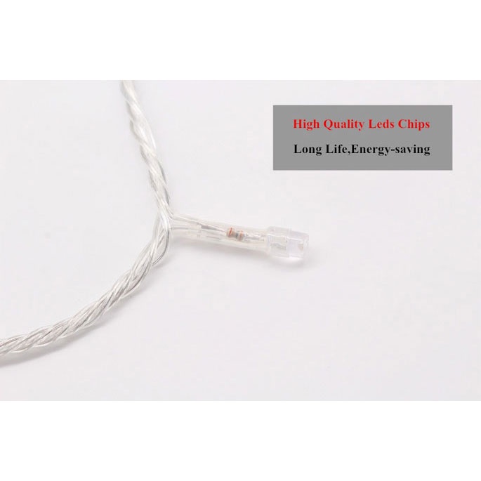 Lampu Hias Tumblr String 100 LED 220V EU Plug RGB Glamping Lamp - 10 Meter