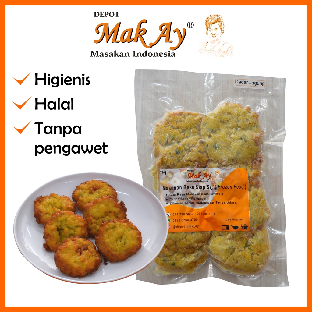 

Dadar Jagung FROZEN FOOD | Makanan | Olahan | Halal | Beku | Siap Saji | Murah | Surabaya