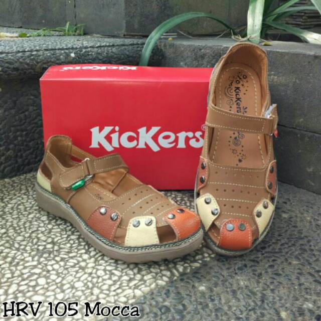 Sepatu Kickers Wanita Kulit Asli