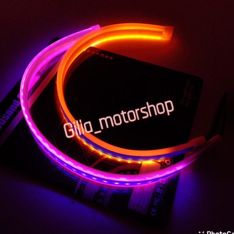 lampu alis LED Variasi 1 thousand Uk. 32cm Running Universal Motor Mobil