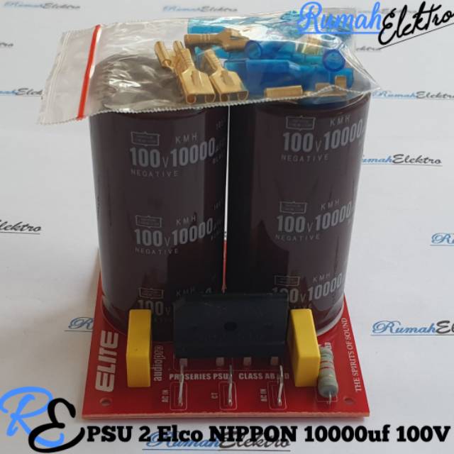 Kit PSU 2 Elco NIPPON 10000uf 100V Plus Skun