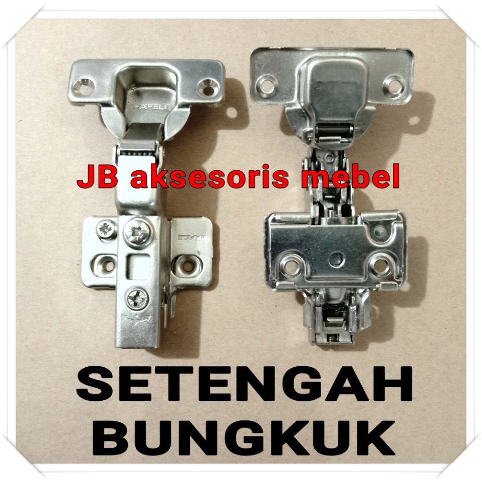 ENGSEL SENDOK HIDROLIS / SLOW MOTION SETENGAH BUNGKUK merk HAFELE