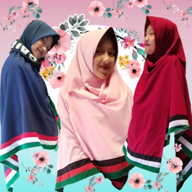 Jilbab Palestina Khimar Palestina Kerudung Palestina