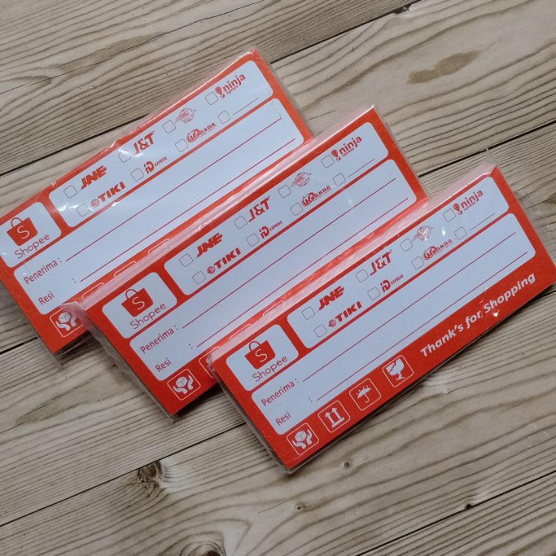 

(ACEH) LABEL PENGIRIMAN SHOPEE/LABEL OLSHOP SHOPEE