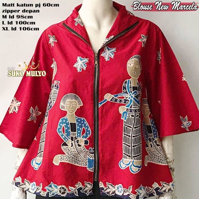 Blouse Batik Jamu Marcela