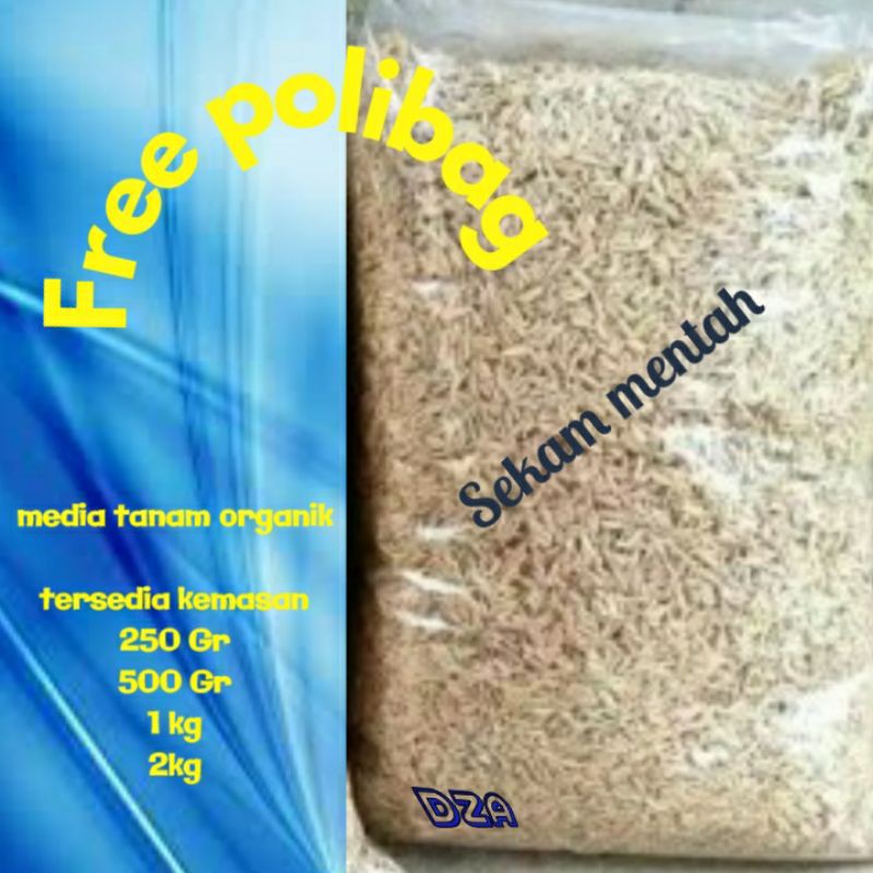 sekam mentah || sekam padi media tanaman organik || media bibit tanaman || media tanaman hias