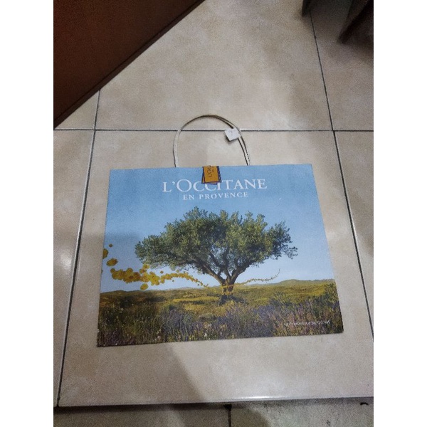 

Loccitane Blue medium Paper Bag Gift Bag Paperbag