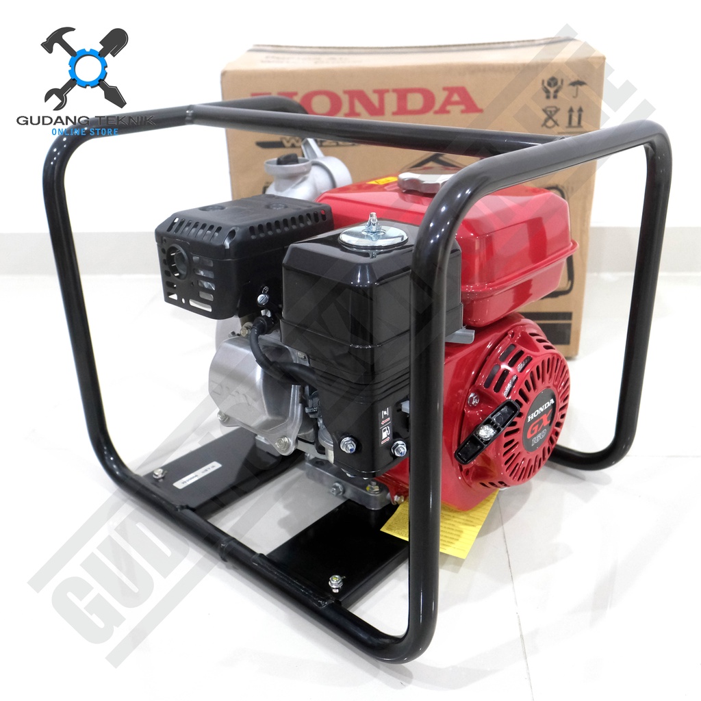 Water Pump 2&quot; HONDA WB20XN GX160 / Mesin Waterpump Alkon 2 Inch - Pompa Air Irigrasi Sawah WB 20 XN HONDA