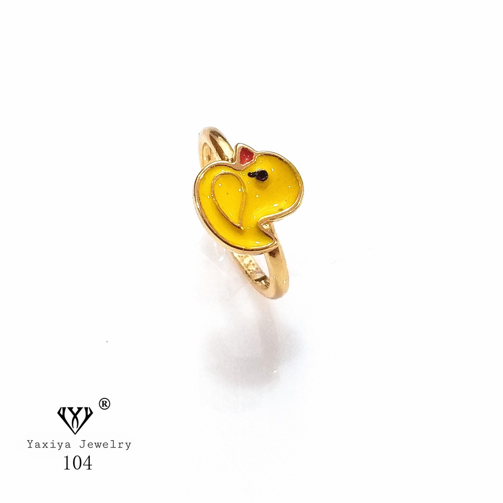 

Cincin Anak Karakter Bebek Perhiasan Lapis Emas 18K Yaxiya Jewelry 104