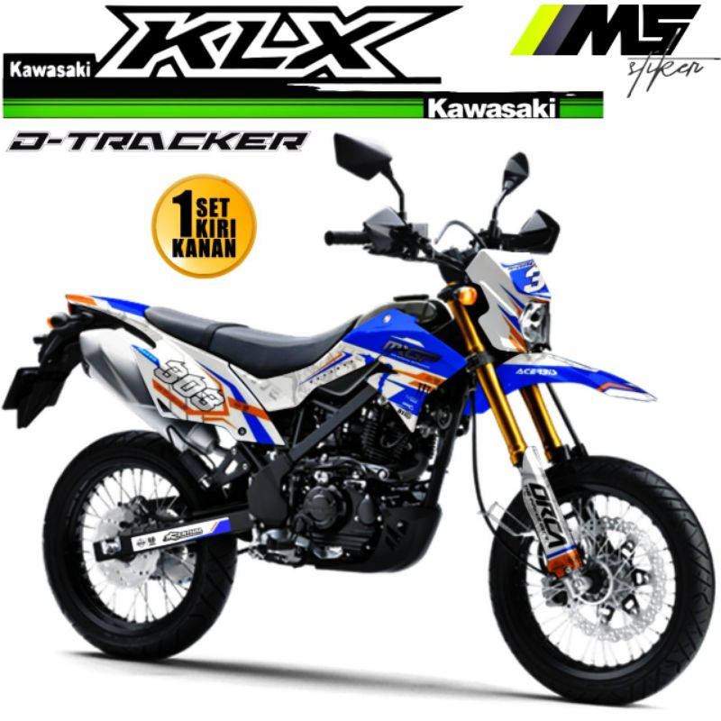 Decal Sticker Striping Variasi Fullbody KLX DTRACKER 150 2016-2022 - Decal DTRACKER New - Decal DTRA