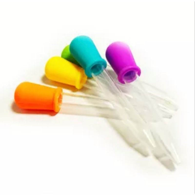 Pipet Silikon warna warni - 5 ml