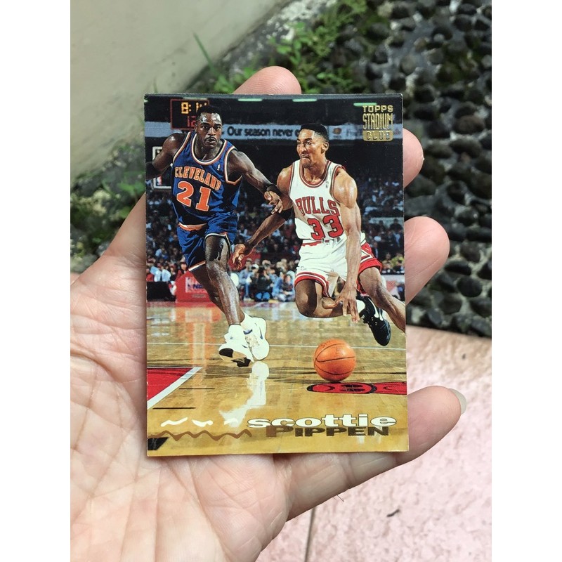 KARTU BASKET SCOTTIE PIPPEN 1993 TOPPS STADIUM CLUB
