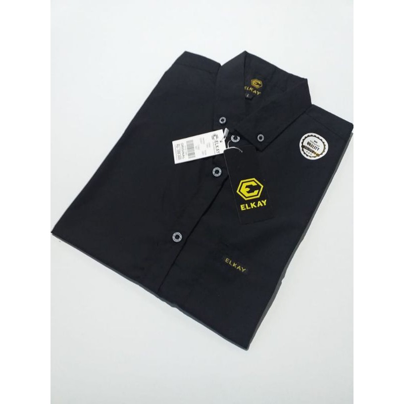 Kemeja Polos lengan pendek | kemeja polos-P11 (hitam)