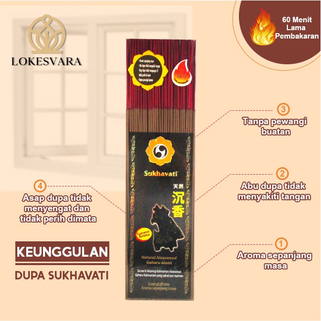 Dupa Hio Wangi Harum Sukhavati Cendana Australia dan Gaharu Kalimantan 300gram + PVC Box