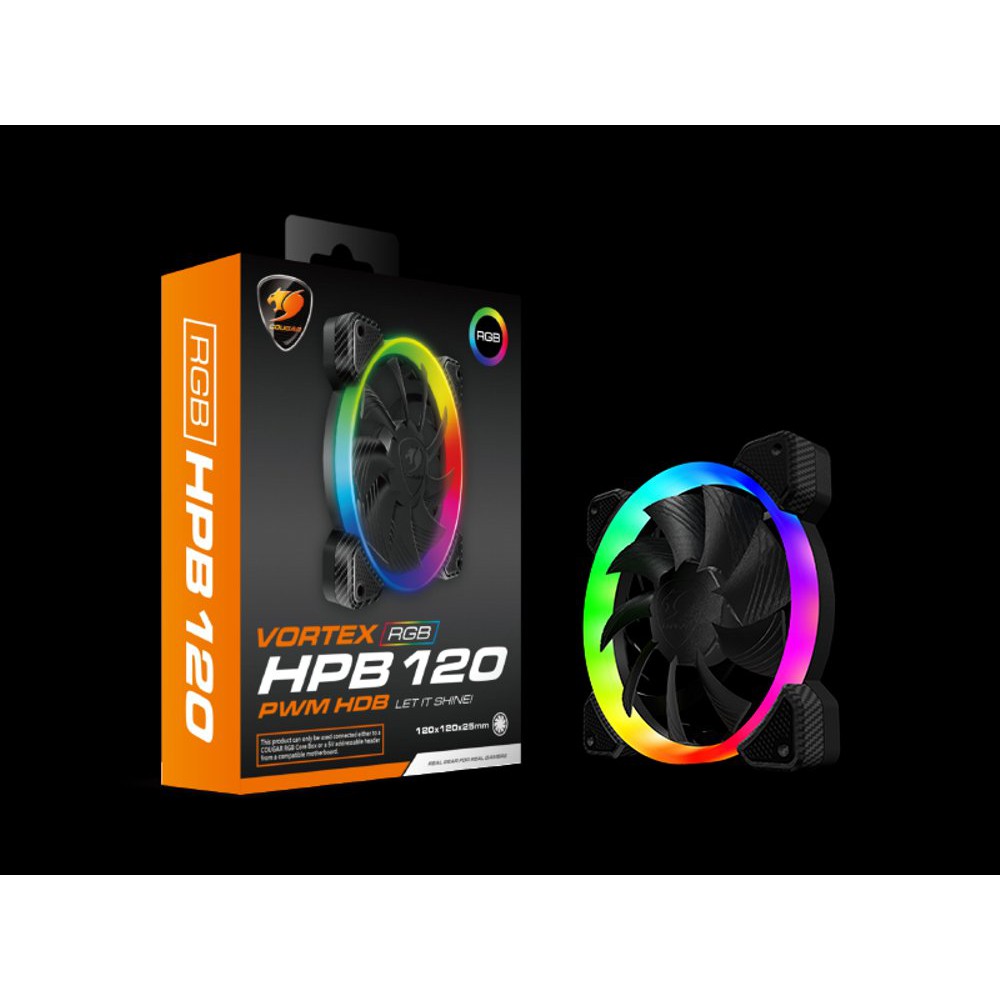 COUGAR VORTEX RGB HPB 120 PWM HDB 120MM Fan