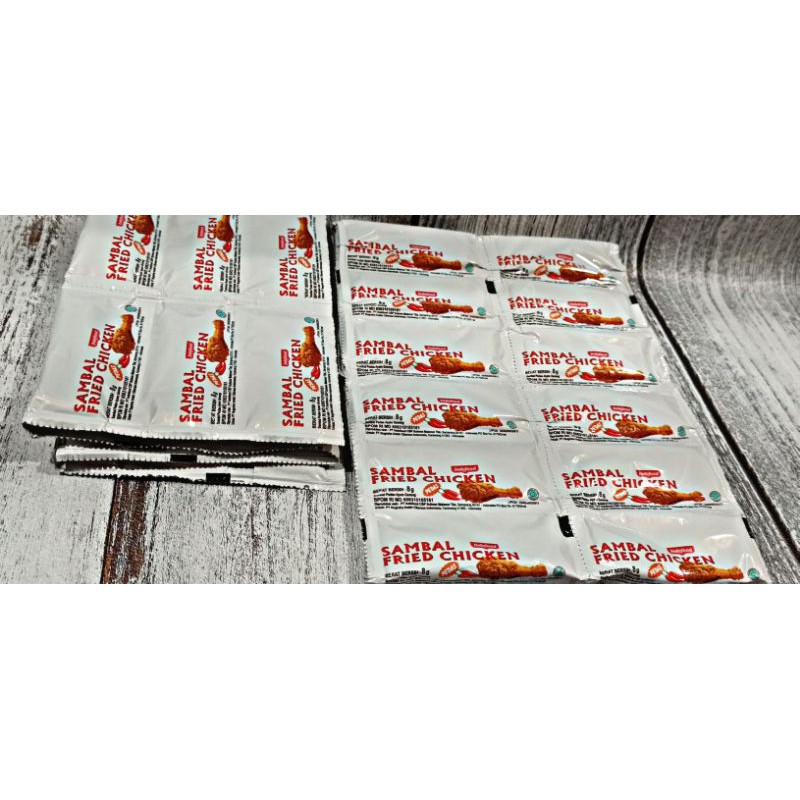 

SAMBEL SASET FRIED CHICKEN INDOFOOD ISI 24 / SAMBEL ENAK / HARGA MURAH