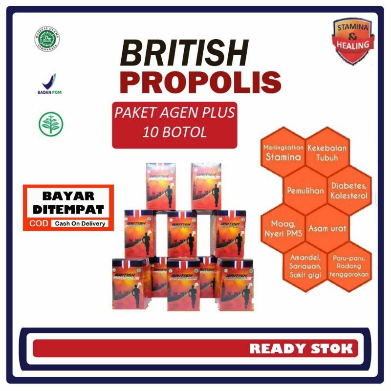 BRITISH PROPOLIS PAKET 10