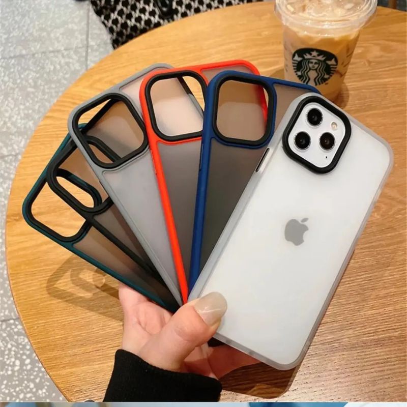 IPHONE 13 13 PRO 13 PRO MAX Silikon Likgus Hybrid Shockproof Armor Case Matte