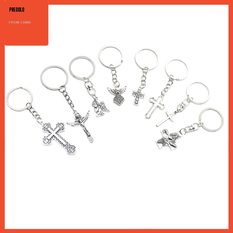 [In Stock] 8Pcs Mixed Crosses Charms Pendants Symbol Bulk Spiritual Fashion for Party